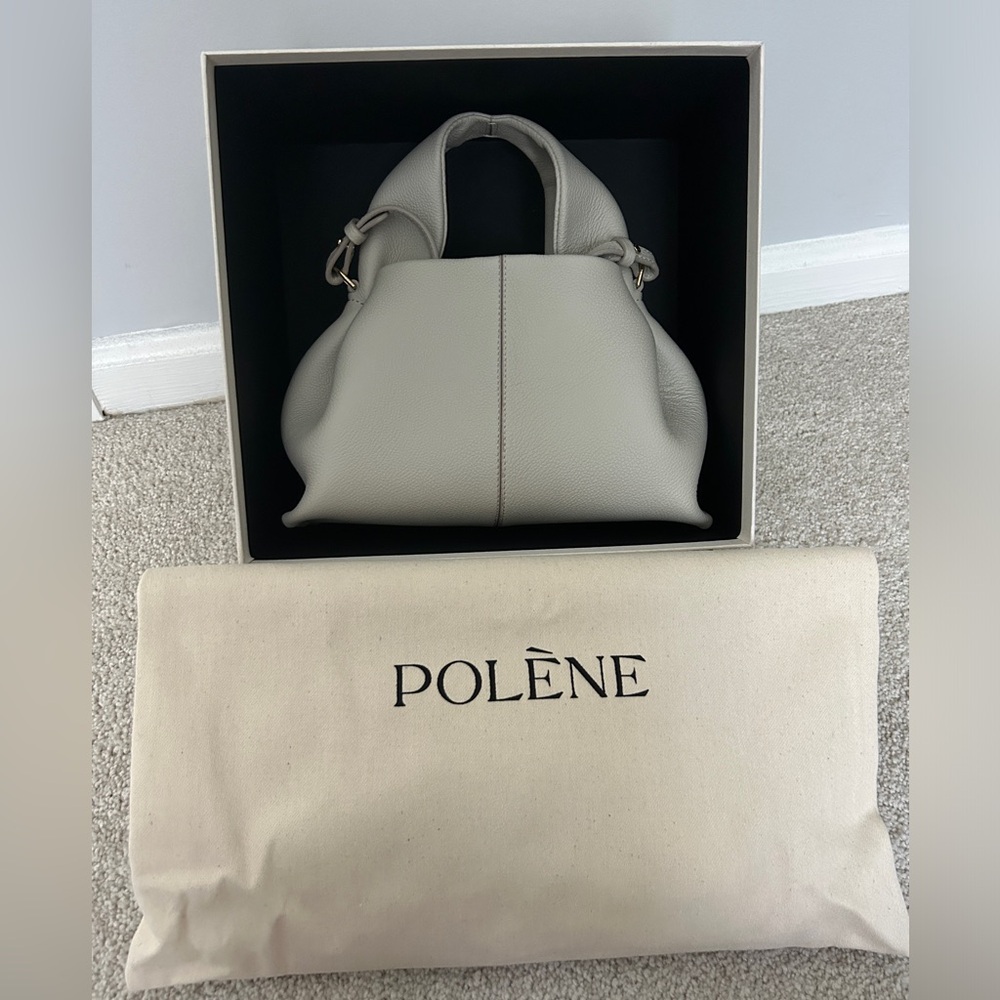 Polène Mini Bag in Dove Gray